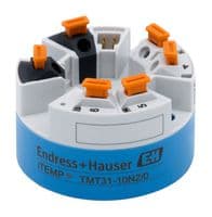 TMT31-AAA1A1A1B2C1PA - ENDRESS+HAUSER - TMT31-AAA1A1A1B2C1PA - Temperature Transmitter, RTD Sensor, PT100/PT1000, 10 to 36VDC, Head Mount, iTEMP TMT31 Series
