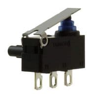 D2HW-BL211H - OMRON ELECTRONIC COMPONENTS - D2HW-BL211H - Microswitch, Ultra Subminiature, Hinge Lever, SPDT, Solder Lug, 2 A, 12 V