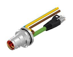 57-22003 - AMPHENOL CONEC - 57-22003 - Circular Cable Assembly, 3P+4S, Circular Receptacle to RJ45 Plug, 7 Ways, 19.7 ", 500 mm