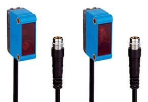 GSE6-P0121S56 - SICK - GSE6-P0121S56 - Photoelectric Sensor, 14.5m, PNP, Through Beam, 10 to 30VDC, 3 Pin M8 Connector Cable, G6 Series