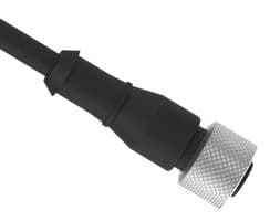 BC-M12F4-22-10 - BANNER ENGINEERING - BC-M12F4-22-10 - Sensor Cable, A Coded, Black, M12 Receptacle, Free End, 4 Positions, 10 m, 32.8 ft