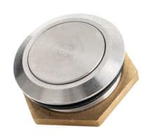 76-5910 - ITW SWITCHES - 76-5910 - Vandal Resistant Switch, 76-59 Series, 19.3 mm, SPST-NO-DB, Momentary, Round Flush, Natural