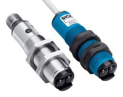 VL18-3F3640 - SICK - VL18-3F3640 - Photo Sensor, 3.7 m, PNP, Retroreflective, 30 VDC, 4 Pin M12 Connector, 78mm, Axial, V18 Series