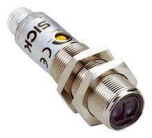 VTB180-2E32412 - SICK - VTB180-2E32412 - Photo Sensor, 350 mm, NPN, Background Suppression, Proximity, 10 to 30 VDC, 4 Pin M12 Connector