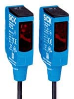 WSE9M4-3P1130 - SICK - WSE9M4-3P1130 - Photo Sensor, 10 m, PNP, Through Beam, 10 to 30 VDC, Cable, W9 Series