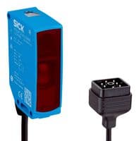 WLA26P-3B112100ZZZ - SICK - WLA26P-3B112100ZZZ - Photoelectric Sensor, 18m, NPN/PNP/Push Pull, Retroreflective, 7Pin Q7 Connector Cable, W26 Series