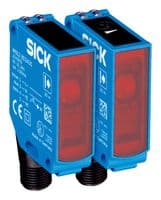 WSE12-3N2431 - SICK - WSE12-3N2431 - Photoelectric Sensor, 20m, NPN, Through Beam, 10 to 30VDC, 4 Pin M12 Connector, W12-3 Series
