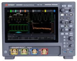 HD304MSO/500 - KEYSIGHT TECHNOLOGIES - HD304MSO/500 - MSO / MDO Oscilloscope, InfiniiVision HD3 Series, 4 Analogue, 16 Digital, 500 MHz, 3.2 GSPS