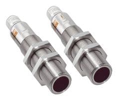 VS/VE18-4N3140V - SICK - VS/VE18-4N3140V - Photoelectric Sensor, 20 m, NPN, Through Beam, 4 Pin M12 Connector, 10 to 30 VDC, V18V Series