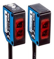 WS/WE100-2N1439 - SICK - WS/WE100-2N1439 - Photoelectric Sensor, 33 m, NPN, Through Beam, Cable, 10 to 30 VDC, W100-2 Series