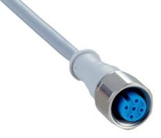 DOL-1204-G02MNI - SICK - DOL-1204-G02MNI - Sensor Cable, Grey, M12 Receptacle, Free End, 4 Positions, 2 m, 6.6 ft