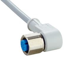 DOL-1204-L02MNI - SICK - DOL-1204-L02MNI - Sensor Cable, Grey, 90° M12 Receptacle, Free End, 4 Positions, 2 m, 6.6 ft