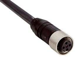 DOL-1208-G02MF - SICK - DOL-1208-G02MF - Sensor Cable, Black, M12 Receptacle, Free End, 8 Positions, 2 m, 6.6 ft