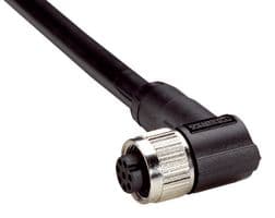 DOL-1208-W02MAC1 - SICK - DOL-1208-W02MAC1 - Sensor Cable, Black, 90° M12 Receptacle, Free End, 8 Positions, 2 m, 6.6 ft