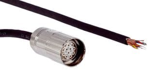 DOL-2312-G03MMA2 - SICK - DOL-2312-G03MMA2 - Sensor Cable, Black, M23 Receptacle, Free End, 12 Positions, 3 m, 9.8 ft