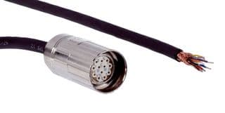 DOL-2312-G05MMD1 - SICK - DOL-2312-G05MMD1 - Sensor Cable, Black, M23 Receptacle, Free End, 12 Positions, 5 m, 16.4 ft