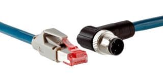 SSL-2J04-H05ME - SICK - SSL-2J04-H05ME - Sensor Cable, 8Pos/4Pos, D Coded, M12 Plug, RJ45 Plug, 5 m, 16.4 ft