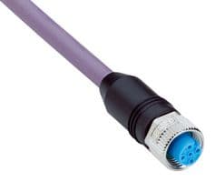 YF2A15-020C1BXLEAX - SICK - YF2A15-020C1BXLEAX - Sensor Cable, A Coded, Violet, M12 Receptacle, Free End, 5 Positions, 2 m, 6.6 ft