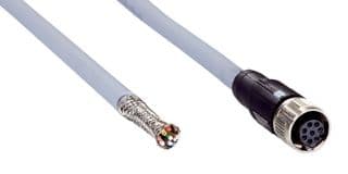YF2A88-100XXXXLEAX - SICK - YF2A88-100XXXXLEAX - Sensor Cable, Polyurethane Elastomer, M12 Receptacle, Free End, 8 Positions, 10 m, 32.8 ft