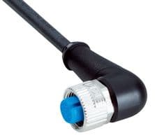 YG2A13-020UB1XLEAX - SICK - YG2A13-020UB1XLEAX - Sensor Cable, A Coded, Black, 90° M12 Receptacle, Free End, 3 Positions, 2 m, 6.6 ft
