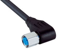 YG2A64-100UE1XLEAX - SICK - YG2A64-100UE1XLEAX - Sensor Cable, A Coded, Black, 90° M12 Receptacle, Free End, 4 Positions, 10 m, 32.8 ft
