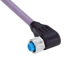 YG2B22-100PB1XLEAX - SICK - YG2B22-100PB1XLEAX - Sensor Cable, B Coded, Black, 90° M12 Receptacle, Free End, 2 Positions, 10 m, 32.8 ft