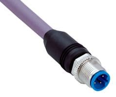 YM2B22-050PB1XLEAX - SICK - YM2B22-050PB1XLEAX - Sensor Cable, B Coded, Violet, M12 Plug, Free End, 2 Positions, 5 m, 16.4 ft