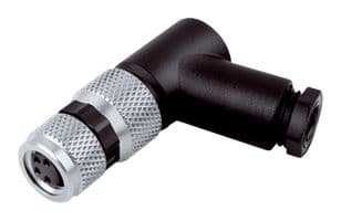 DOS-0803-WSK - SICK - DOS-0803-WSK - Sensor Connector, M8, Female, 3 Positions, Screw Socket, Right Angle Cable Mount