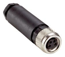 DOS-0804-G - SICK - DOS-0804-G - Sensor Connector, M8, Female, 4 Positions, Screw Socket, Straight Cable Mount