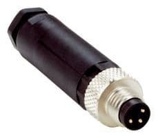 STE-0803-G - SICK - STE-0803-G - Sensor Connector, M8, Male, 3 Positions, Screw Pin, Straight Cable Mount