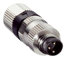 STE-0803-GPC - SICK - STE-0803-GPC - Sensor Connector, M8, Male, 3 Positions, IDC / IDT Pin, Straight Cable Mount