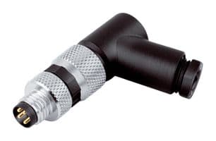 STE-0803-WSK - SICK - STE-0803-WSK - Sensor Connector, M8, Male, 3 Positions, Screw Pin, Right Angle Cable Mount