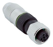 YF12U13-2550K4051A - SICK - YF12U13-2550K4051A - Sensor Connector, M12, Female, 3 Positions, IDC / IDT Socket, Straight Cable Mount