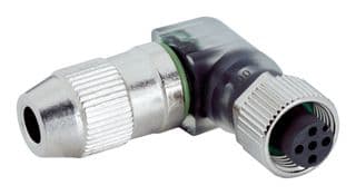 YI12U13-2550K4051A - SICK - YI12U13-2550K4051A - Sensor Connector, M12, Female, 3 Positions, IDC / IDT Socket, Right Angle Cable Mount