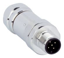 YM12ES5-0075S5586A - SICK - YM12ES5-0075S5586A - Sensor Connector, M12, Male, 5 Positions, Screw Pin, Straight Cable Mount