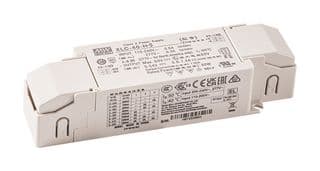 XLC-40-H-DA2S - MEAN WELL - XLC-40-H-DA2S - LED Driver, IO Adj W/DALI-2 Dim, LED Lighting, 40 W, 54 V, 1.4 A, Constant Power, 110 V