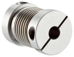 KUP-0606-B - SICK - KUP-0606-B - Bellows Coupling, 6mm Shaft, ± 0.25 mm Radial/± 0.4 mm Axial Shaft Offset, 10000 rpm, 120 °C, 120Ncm