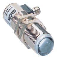 L21E-33MA2A - SICK - L21E-33MA2A - Photoelectric Sensor, Single Beam, Receiver, 84 m Range, M30 Dia, Axial, 4-Pin M12 Connector