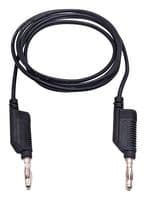 BU-2020SR-A-12-0 - MUELLER ELECTRIC - BU-2020SR-A-12-0 - Banana Test Lead, 4mm Banana Plug, Stackable, 4mm Banana Plug, Stackable, 12 ", 305 mm, Black