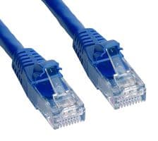 RJE1Y26305644401 - AMPHENOL COMMUNICATIONS SOLUTIONS - RJE1Y26305644401 - Ethernet Cable, 8P8C, Cat6, RJ45 Plug to RJ45 Plug, SFTP (Screened Foiled Twisted Pair), Blue