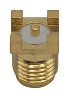 BU-1420711202 - MUELLER ELECTRIC - BU-1420711202 - RF / Coaxial Connector, SMA Coaxial, Straight Jack, Board Edge / End Launch, 50 ohm, Brass