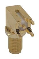 BU-1420711521 - MUELLER ELECTRIC - BU-1420711521 - RF / Coaxial Connector, SMA Coaxial, Right Angle Bulkhead Jack, Board Edge / End Launch, 50 ohm