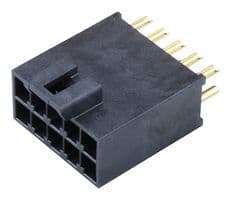2248571101 - MOLEX - 2248571101 - Pin Header, Wire-to-Board, 3.5 mm, 2 Rows, 10 Contacts, Solder Cup, Ultra-Fit 224857 Series