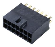 2248571141 - MOLEX - 2248571141 - Pin Header, Wire-to-Board, 3.5 mm, 2 Rows, 14 Contacts, Solder Cup, Ultra-Fit 224857 Series