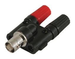 CT2941 - CAL TEST ELECTRONICS - CT2941 - Connector Adapter, 500 V, 3 A, BNC Coaxial, 1 Ways, Jack, Binding Post x 2, 2 Ways, Jack, Jack