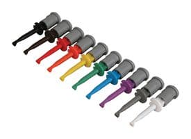 CT3218 - CAL TEST ELECTRONICS - CT3218 - Test Connector Kit, 10 Pieces of Miniature Test Clip Set, MiniPro Series