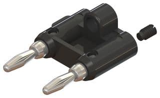 CT3160-0 - CAL TEST ELECTRONICS - CT3160-0 - Banana Test Connector, Plug, Cable Mount, 15 A, 5 kVDC, Nickel Plated Contacts, Black