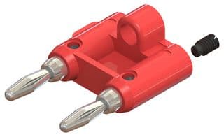 CT3160-2 - CAL TEST ELECTRONICS - CT3160-2 - Banana Test Connector, Plug, Cable Mount, 15 A, 5 kVDC, Nickel Plated Contacts, Red
