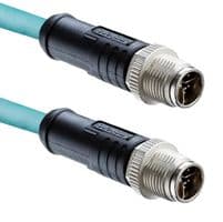 MSXS08ML-SXSML-SX010 - AMPHENOL LTW - MSXS08ML-SXSML-SX010 - Sensor Cable, M12 Plug, M12 Plug, 8 Positions, 10 m, 32.8 ft, M Series