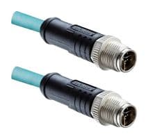 MSXS08ML-SXSML-SX002 - AMPHENOL LTW - MSXS08ML-SXSML-SX002 - Sensor Cable, M12 Plug, M12 Plug, 8 Positions, 2 m, 6.5 ft, M Series